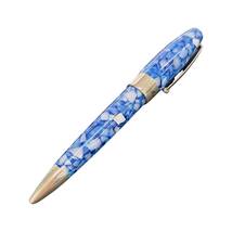 Montegrappa モンテグラッパ 総柄 ボールペン/ブルー×シルバー ユニセックス_画像1