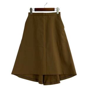ゆうパケットOK Demi-Luxe BEAMS デミルクスビームス フィッシュテール スカート size36/ブラウン レディース