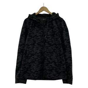 NICOLE ニコル 総柄　フーディー　 ジャケット size50/グレー系 メンズ