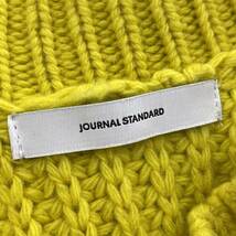 JOURNAL STANDARD ジャーナルスタンダード ウール混 セーター sizeF/イエロー レディース_画像4