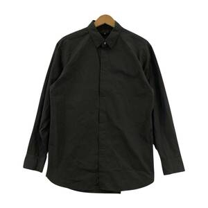 ゆうパケットOK UNIQLO +J ユニクロ ジルサンダー 長袖シャツ sizeM/グレー系 レディース