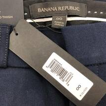 美品 ■BANANA REPUBLIC バナナリパブリック タグ付き スラックス パンツ size00/紺 レディース_画像5