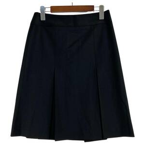 23区 ボックス　プリーツスカート スカート size38/黒 レディース