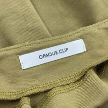OPAQUE.CLIP オペークドットクリップ カットソー sizeM/カーキ レディース_画像5