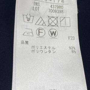 iCB アイシービー ノーカラージャケット size48/紺系 レディースの画像5