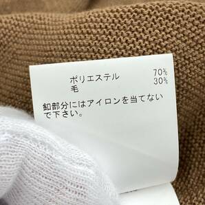 ANAYI アナイ ウール混 カーディガン size38/茶系 レディースの画像5