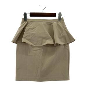 ゆうパケットOK PAOLA FRANI　パオラフラーニ スカート size36/ベージュ レディース