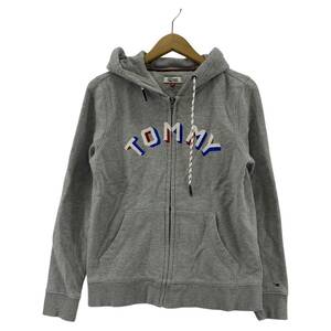 TOMMY HILFIGER トミーヒルフィガー ジップアップ パーカー sizeXS/グレー メンズ