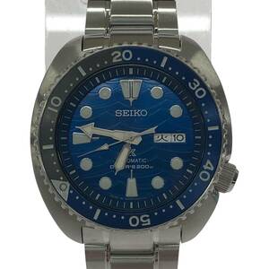 SEIKO セイコー 4R36-07E0 DIVER'S 自動巻き 腕時計/ブルー×シルバー メンズ