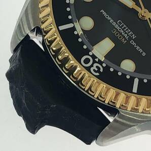 CITIZEN シチズン 5513-F50549 DIVER'S 腕時計/ブラック メンズの画像7