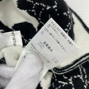 ゆうパケットOK MURUA ムルーア 花柄 ミニスカート sizeS/ブラック×ホワイト レディースの画像5