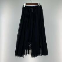 COEL コエル チュール インナー付き スカート sizeF/黒 レディース_画像5