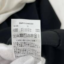 snidel スナイデル リボン付き ワンピース size1/白×黒 レディース_画像9