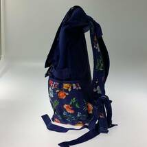 JANSPORT ジャンスポーツ 花柄 リュック・デイパック/青系 レディース_画像3