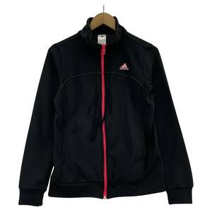 adidas アディダス トラック ジャケット ジャージ sizeM/黒 レディース