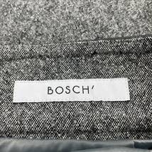 BOSCH ボッシュ ウール×シルク　前スリット スカート size38/グレー レディース_画像5