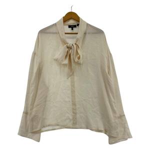 yu. packet OK theory theory pull over long sleeve shirt sizeM/ light beige lady's 