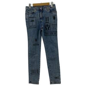 Moschino Moskino Skinny Denm Denim Bains Size34/Blue Ladies