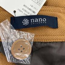 nano universe ナノユニバース タグ付き ジャンパー スカート size36/キャメル レディース_画像6