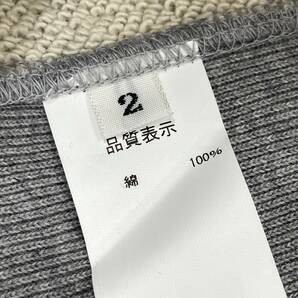 美品 BEAMS ビームス タグ付き ロゴ スウェット size2/グレー レディースの画像6