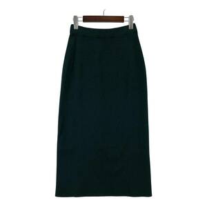 FRAMeWORK フレームワーク ウール混　ニット ロングスカート size36/深緑 レディース