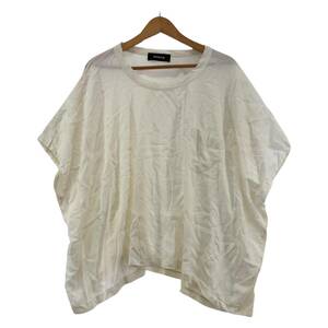 yu. packet OK ZUCCa Zucca wide width cut and sewn sizeM/ ivory lady's 