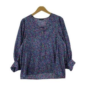 yu. packet OK JOURNAL STANDARD Journal Standard small floral print blouse size none / purple series lady's 