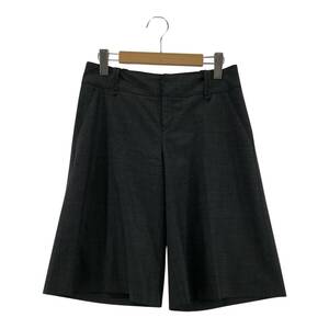 ゆうパケットOK BALLSEY ボールジー ウール混　ハーフ パンツ size36/ダークグレー レディース