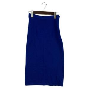 yu. packet OK TOPSHOP top shop tight skirt size38/ blue lady's 