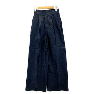 FRAY I.D フレイアイ・ディー ×DICKIES ハイウエスト　ワイド パンツ size0/ネイビー レディース