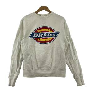 Dickies ディッキーズ ロゴプリント スウェット sizeM/ホワイト メンズ