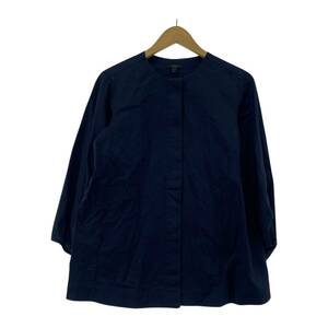 yu. packet OK COSkos blouse size32/ navy lady's 