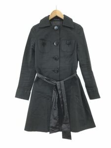 WILLSELECTION ウィルセレクション リボンベルト付き コート size1/黒 ◇■ ☆ dka6 レディース