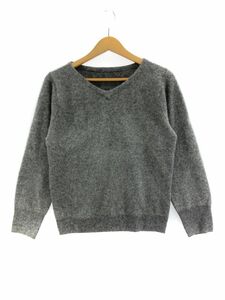 COUP DE CHANCE クードシャンス ウール混 Vネック ニット セーター size38/グレー ◇■ ☆ dka6 レディース