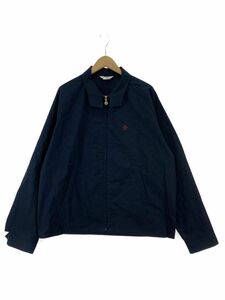 Munsingwear マンシングウェア ワンポイント スタンドカラー ジャケット sizeXL/紺 ◇■ ☆ djc3 メンズ