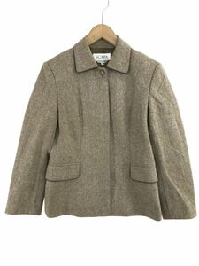 SCAPA Scapa wool 100% jacket size38/ beige *# * djc3 lady's 