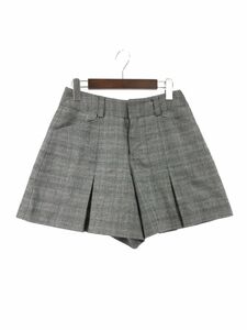 KLEIN PLUS clamp ryus check shorts size38/ gray *# * djc0 lady's 