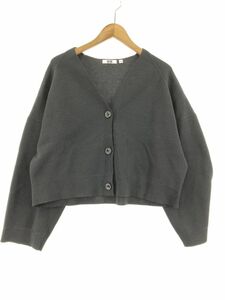 UNIQLO ユニクロ カーディガン sizeL/黒 ◆■ ☆ djd0 レディース