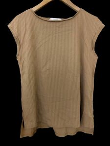 UNTITLED Untitled no sleeve T-shirt size2/ beige #* * cia5 lady's 