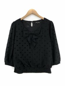 Masch Masch Miche Mash Mash Polyester Dot Blouse рубашка Sizem/Black ■ ☆ CKA8.