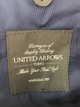 UNITED ARROWS ユナイテッドアローズ ウール混 テーラード ジャケット size44/紺 ■◆ ☆ dab7 レディース_画像4