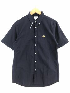 BEAMS BOY ビームスボーイ 半袖 シャツ sizeM/紺 ■◆ ☆ deb5 メンズ