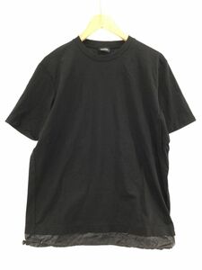 DIESEL ディーゼル 綿100％ Tシャツ sizeS/黒 ■◆ ☆ ddc0 メンズ