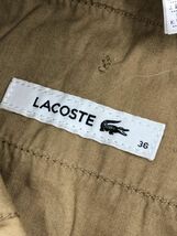 LACOSTE ラコステ 綿100％ パンツ size36/キャメル ■◇ ☆ ddc0 メンズ_画像3