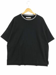 INTERFACTORY 綿 Tシャツ sizeM/黒 ■◆ ☆ dcc3 メンズ