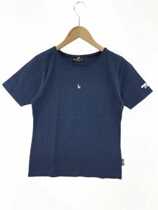 ゆうパケットOK MICHIKO LONDON ミチコロンドン 綿 ワンポイント Tシャツ sizeM/濃紺 ■◆ ☆ dcc3 レディース