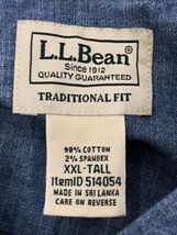 L.L.Bean エルエルビーン 綿混 シャツ sizeXXL/水色 ■◆ ☆ dgb0 メンズ_画像3