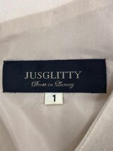 JUSGLITTY ジャスグリッティー ウール100% リボン付き ワンピース size1/ライトベージュ ◇■ ☆ dkb3 レディース_画像6