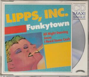 独盤CDS4曲入★Lipps Inc.★Funkytown・All Night Dancing・I Need Some Cash・Jazzy★88年★試聴可能