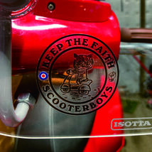 Sticker 35mm scooter cat ステッカー スクーターキャット Vespa Lambretta ベスパ ランブレッタ 50S 100 ET3 GTR RALLY PX200E 160GS_画像3